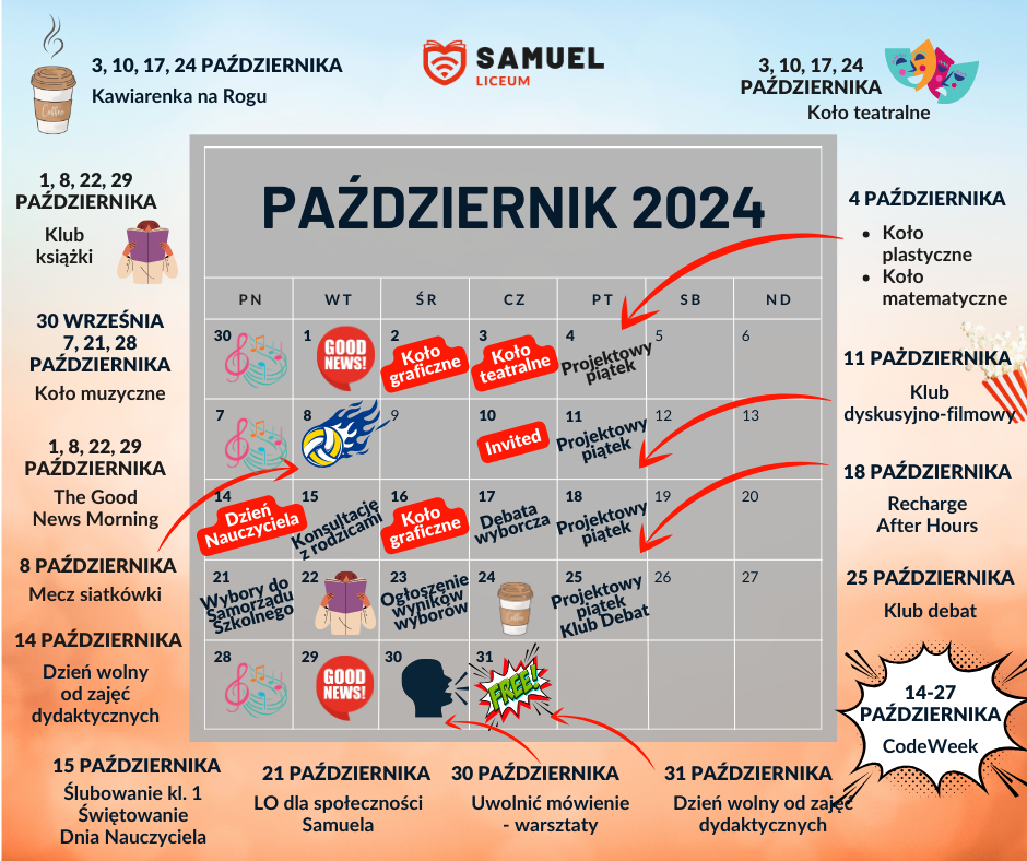 Kalendarium - październik 2024