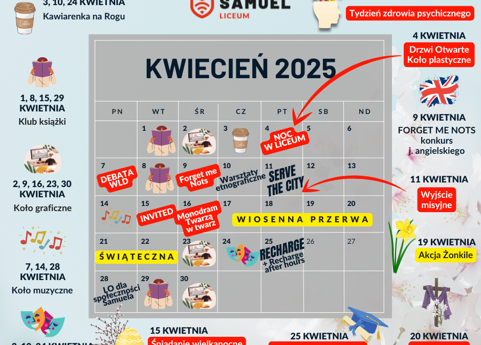 Kwiecień w LO Samuel