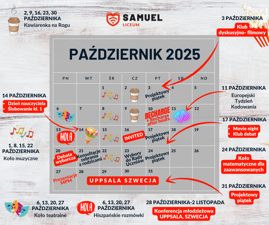 Październik w LO Samuel